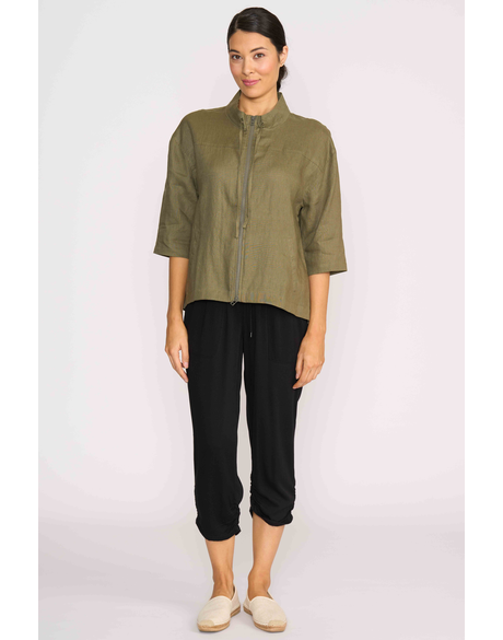 Pant - Draped, Cuff Detail (Black)