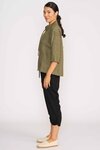 Pant - Draped, Cuff Detail (Black)