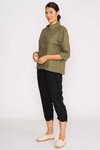 Pant - Draped, Cuff Detail (Black)