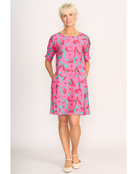 Shirr The Cuff Dress (Artful)