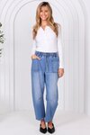 Leo Barrel Jean (Blue)