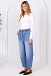 Leo Barrel Jean (Blue)