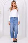 Toni Barrel Jeans (Light Blue Wash)