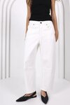 Toni Barrel Jeans (White)