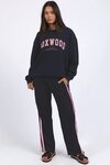 Interval Crew (Navy w Neon Pink)