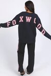 Interval Crew (Navy w Neon Pink)