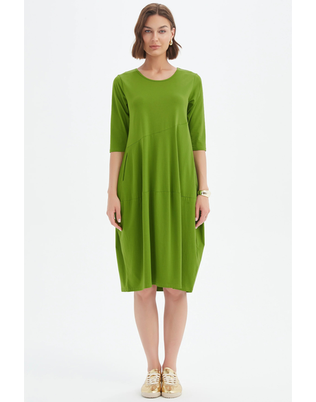 Diagonal Seam Summer Dress