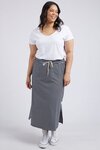 Travel Skirt (Navy and White Stripe)