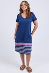 Sylvia Tee Dress (Blue Depths)