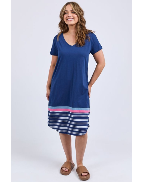 Sylvia Tee Dress (Blue Depths)