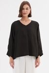 Bishop Long Sleeve Linen Top