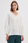 Bishop Long Sleeve Linen Top