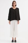 Bishop Long Sleeve Linen Top