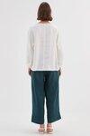 Bishop Long Sleeve Linen Top