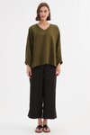 Bishop Long Sleeve Linen Top