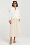 Skylar Bomber (Ivory Florals)
