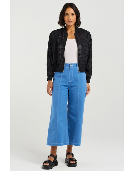 Skylar Bomber (Shadowed Florals)