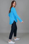 Charlette Curve Hem Sweater