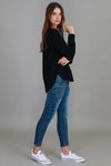 Charlette Curve Hem Sweater