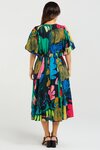 Olivia Dress (Midnight Fern)