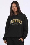 Metallic Interval Crew (Black w Gold)