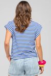 Bellissimo Tee (Blue Stripe)