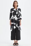 Handkerchief Hem Print Shirt