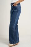 Zoey Mineral Blue High Rise Wide Leg Pocket Jean