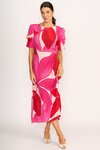 Gathered Sleeve Dress 