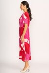 Gathered Sleeve Dress 