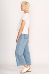 T-Shirt - Broderie Sleeve (White)