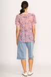 Swing, Rib Trim T-Shirt (Confetti Floral)