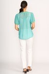 Swing, Rib Trim T-Shirt (House Of Cardsl)