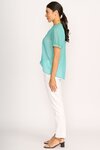 Swing, Rib Trim T-Shirt (House Of Cardsl)