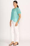 Swing, Rib Trim T-Shirt (House Of Cardsl)