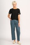 Rib Trim, Step Hem Top