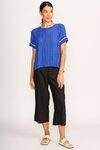 Rib Trim, Step Hem Top