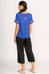 Rib Trim, Step Hem Top