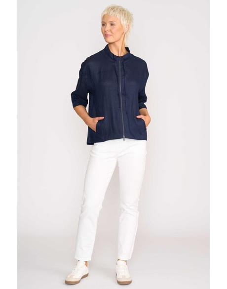 Relaxed, Zip Front Jacket (Midnight)