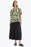 Bishop Sleeve Swirl Top