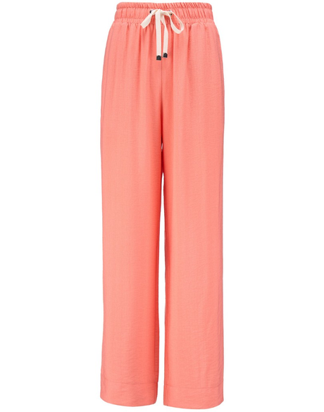 Indiana Wide Leg Pants (Sunset Coral)