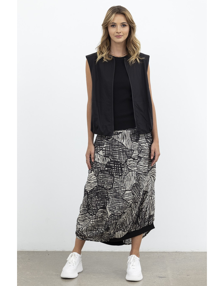 Pixelated Pattern Skirt