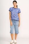 Knit Back, Round Neck Top