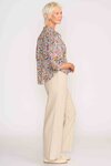 Trim Insert Blouse