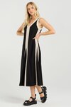 Edie Dress (Noir Lines)