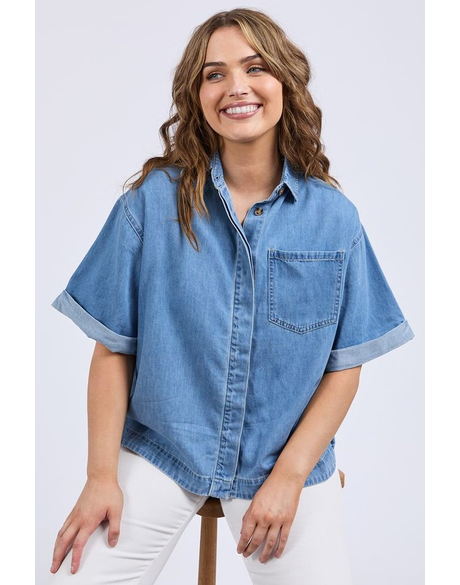 Annika SS Denim Shirt