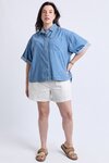 Annika SS Denim Shirt