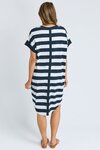 Mckinley Dress (Navy and White Stripe)