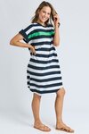 Mckinley Dress (Navy and White Stripe)