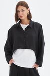 Wide Crop Overshirt